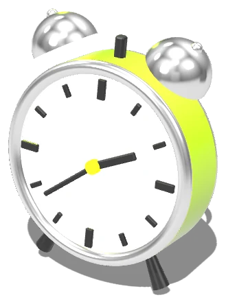 Clock — time saved